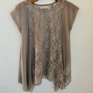 Sheer see-through top